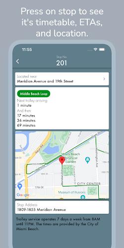 Miami Beach Trolley Tracker應用截圖第2張