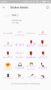 Urdu Sticker RAHI HIJAZI Screenshot 1