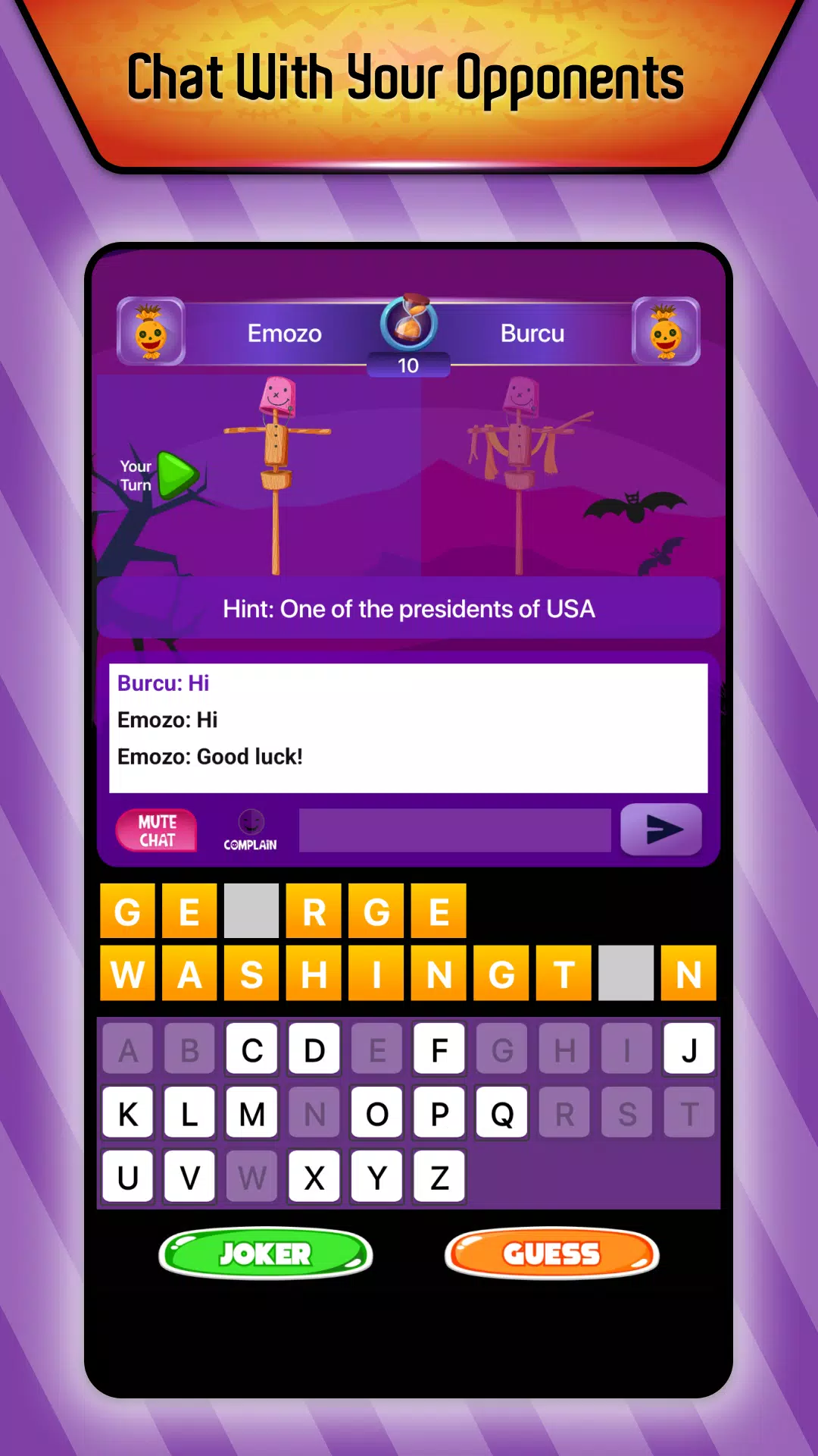 Online Hangman Word Game Captura de pantalla 0