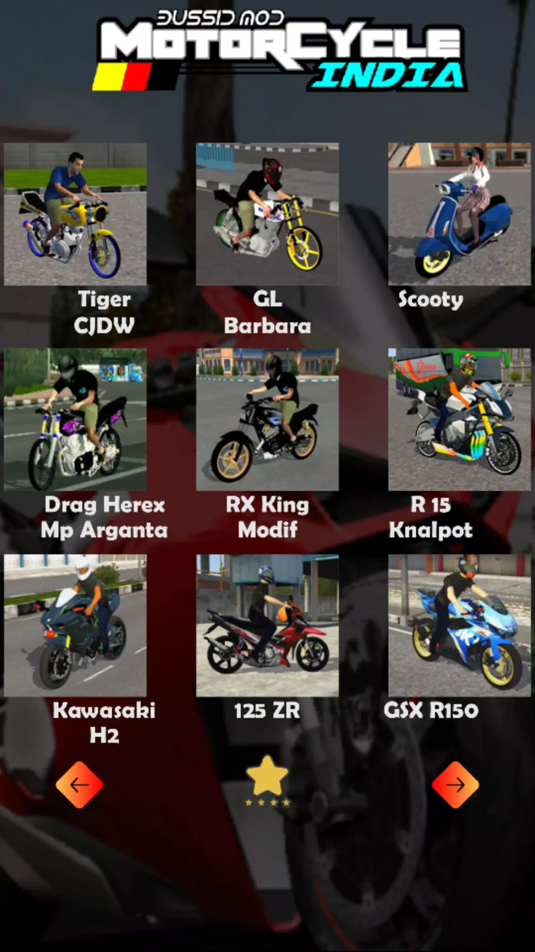 Bussid Mod Motorcycle India Schermafbeelding 3