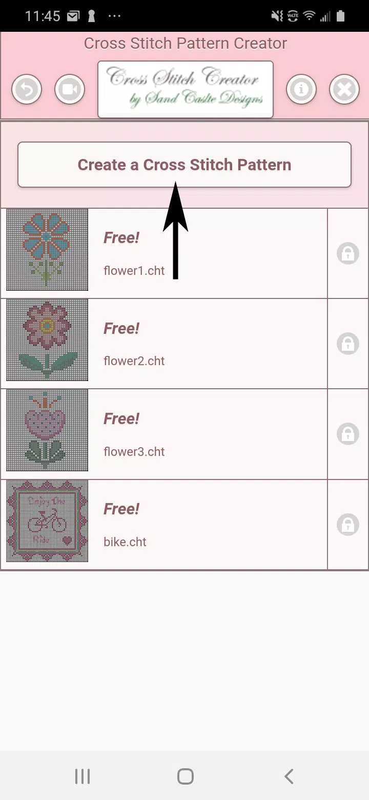 Cross Stitch Pattern Creator スクリーンショット 0