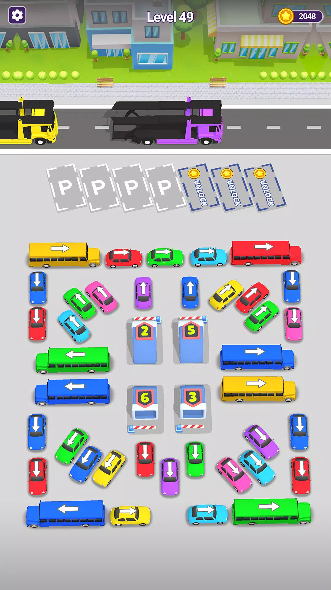 Mini Car Jam: Parking Puzzle Captura de tela 0