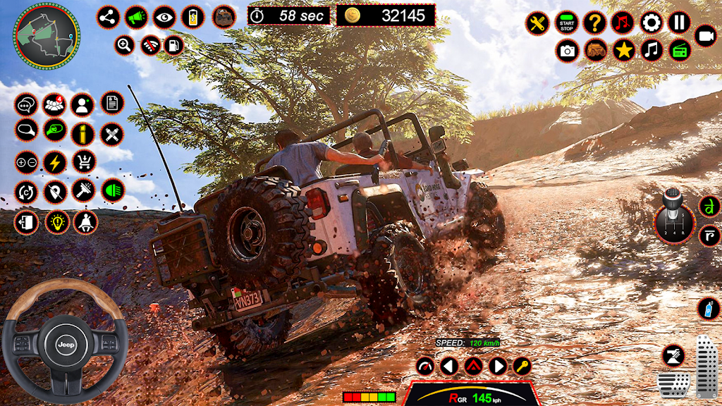 4x4 Jeep Driving Offroad Games Screenshot 3