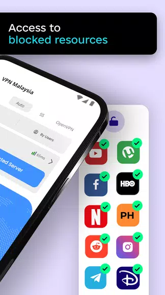 VPN Malaysia - Unlimited KL IP 스크린샷 2