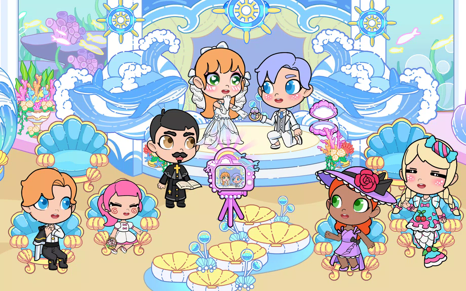 Mermaid Wedding World Zrzut ekranu 0