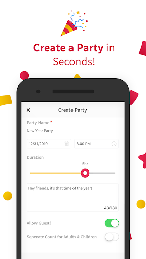 Party n Event Invitation Maker by Party Signup Captura de tela 0