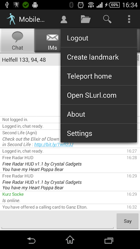 Mobile Grid Client 스크린샷 0