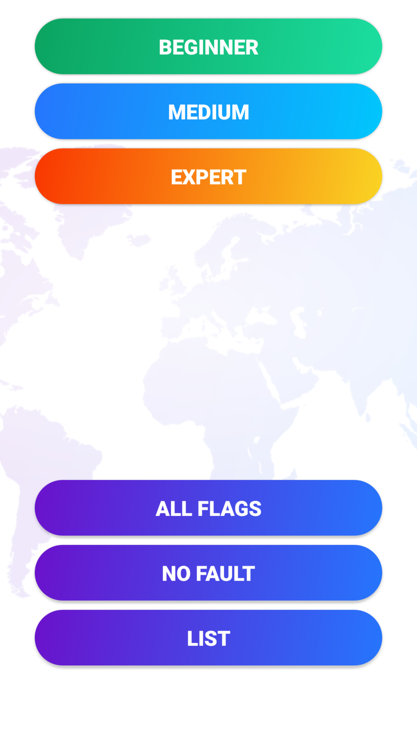 Flags of the World Quiz Game Captura de pantalla 1