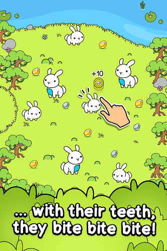 Rabbit Evolution: Merge Bunny Ảnh chụp màn hình 1