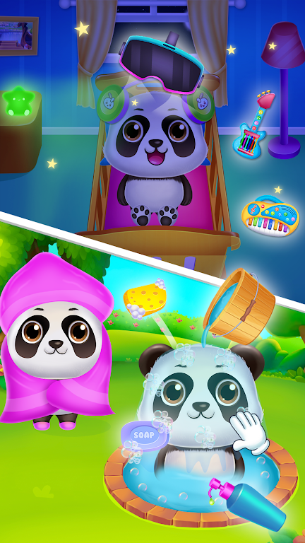 Panda caretaker pet salon game Captura de tela 3