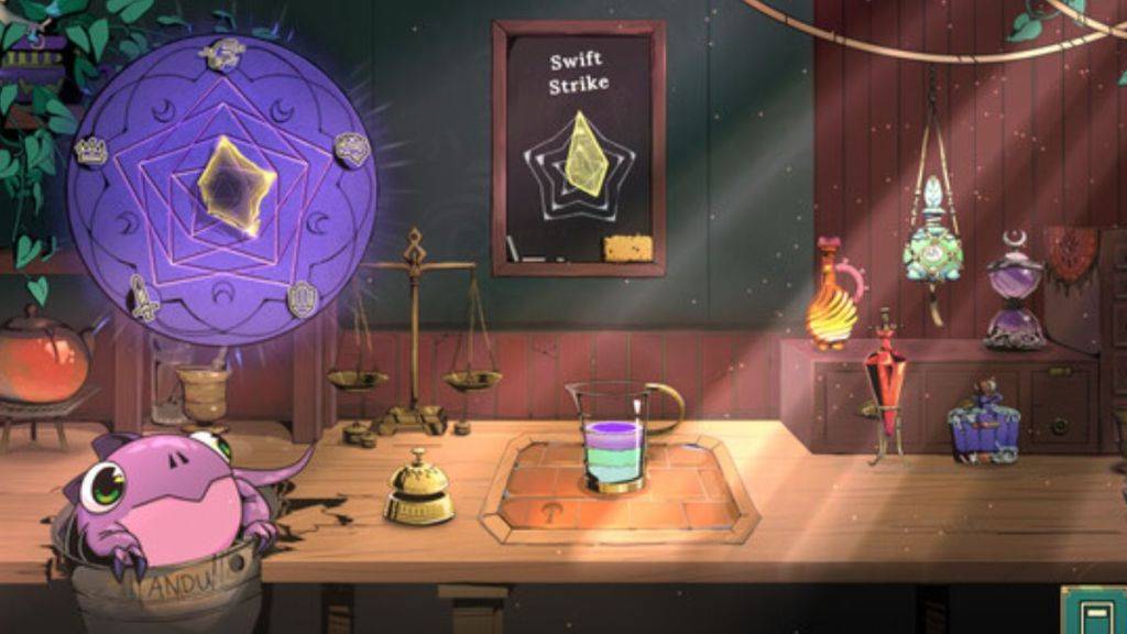 Screenshot of drink making in the game Tavern Talk