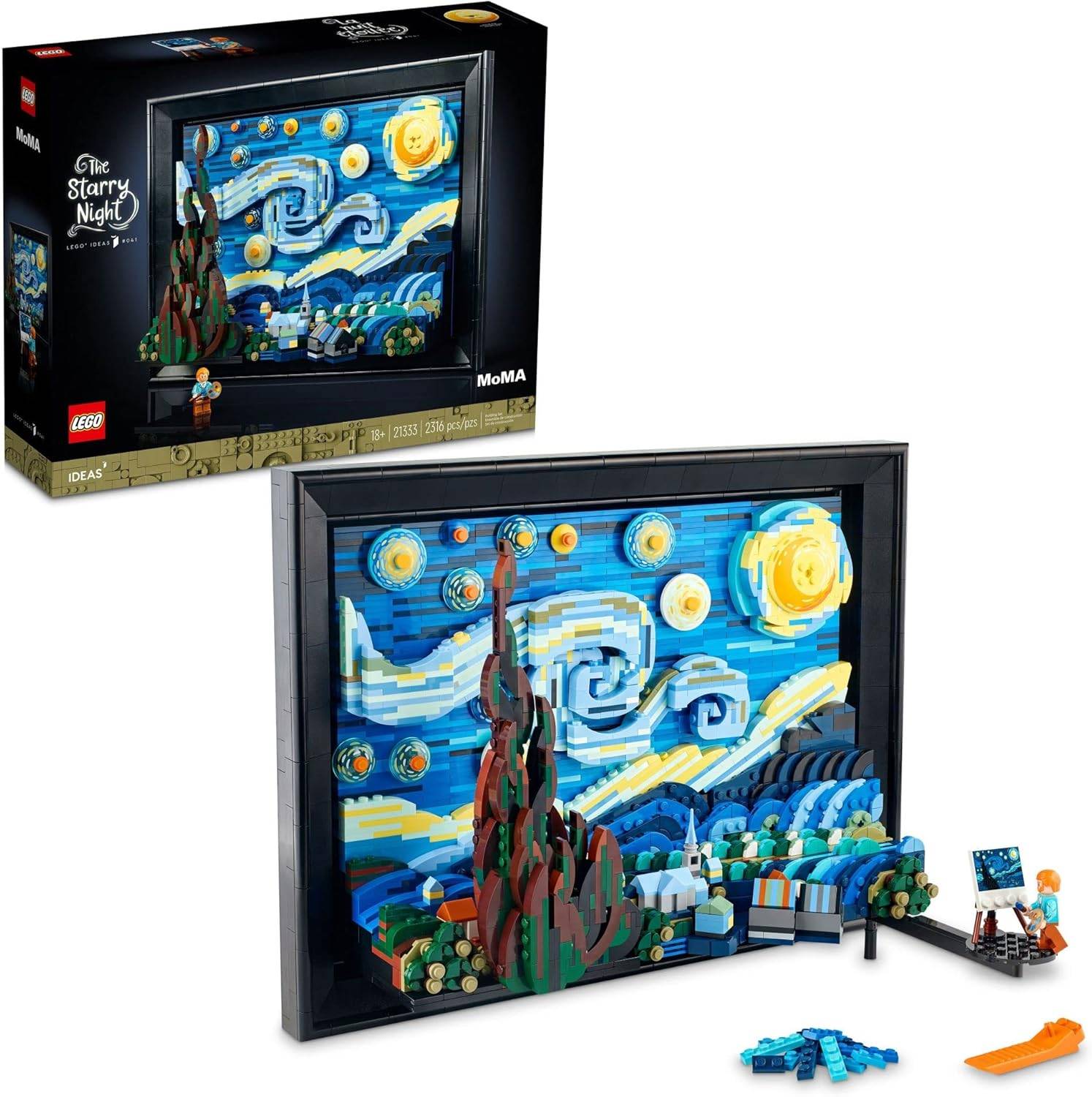 LEGO Ideas Vincent Van Gogh La noche estrellada