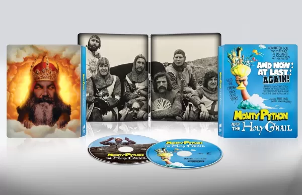 Monty Python's Holy Grail 4K Steelbook Preorder Opens for 50th Anniversary