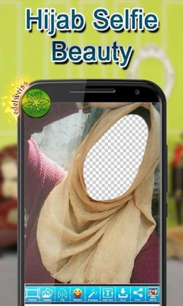 Hijab Selfie Beauty Zrzut ekranu 1