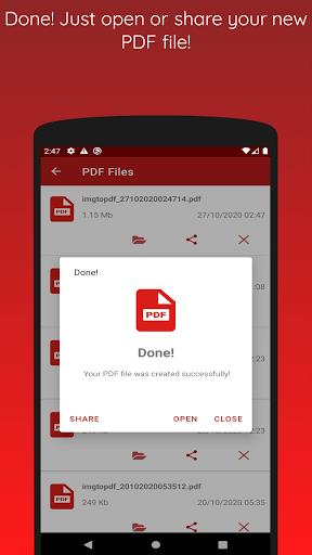 Image to Pdf Maker स्क्रीनशॉट 1