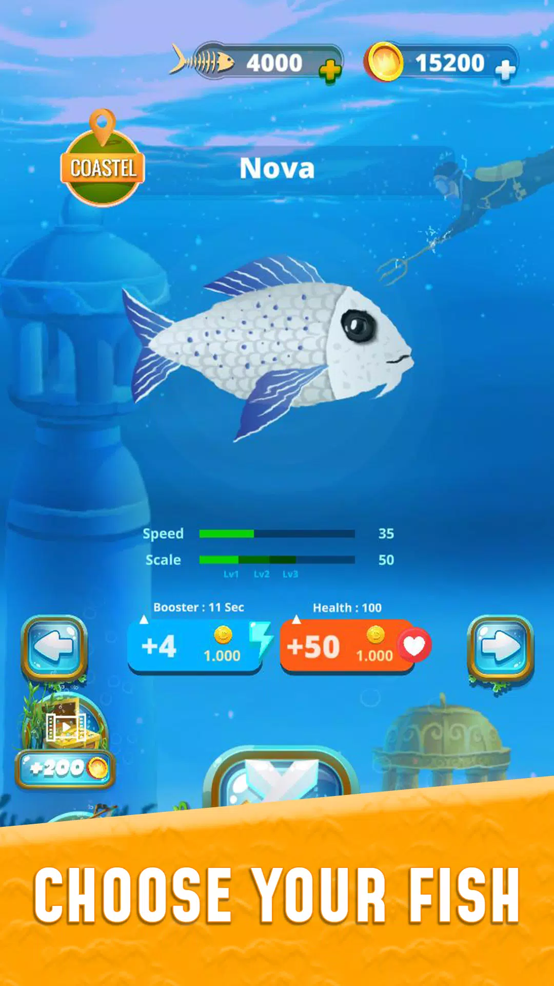 Grow Fish.io : Fish Hunter Screenshot 2