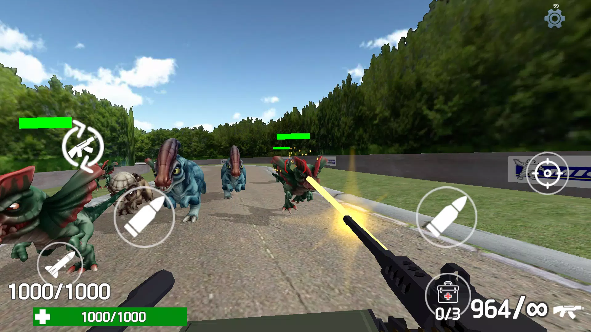 Dinosaur Park: Jurassic Chase Captura de pantalla 3