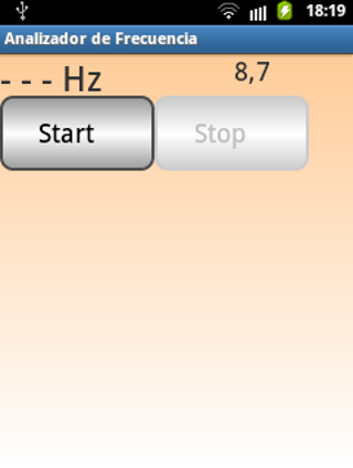 Frequency Analyzer Captura de pantalla 2