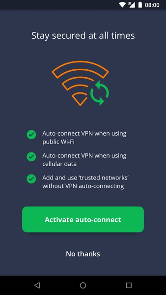 Avast SecureLine VPN Segurança Captura de tela 0