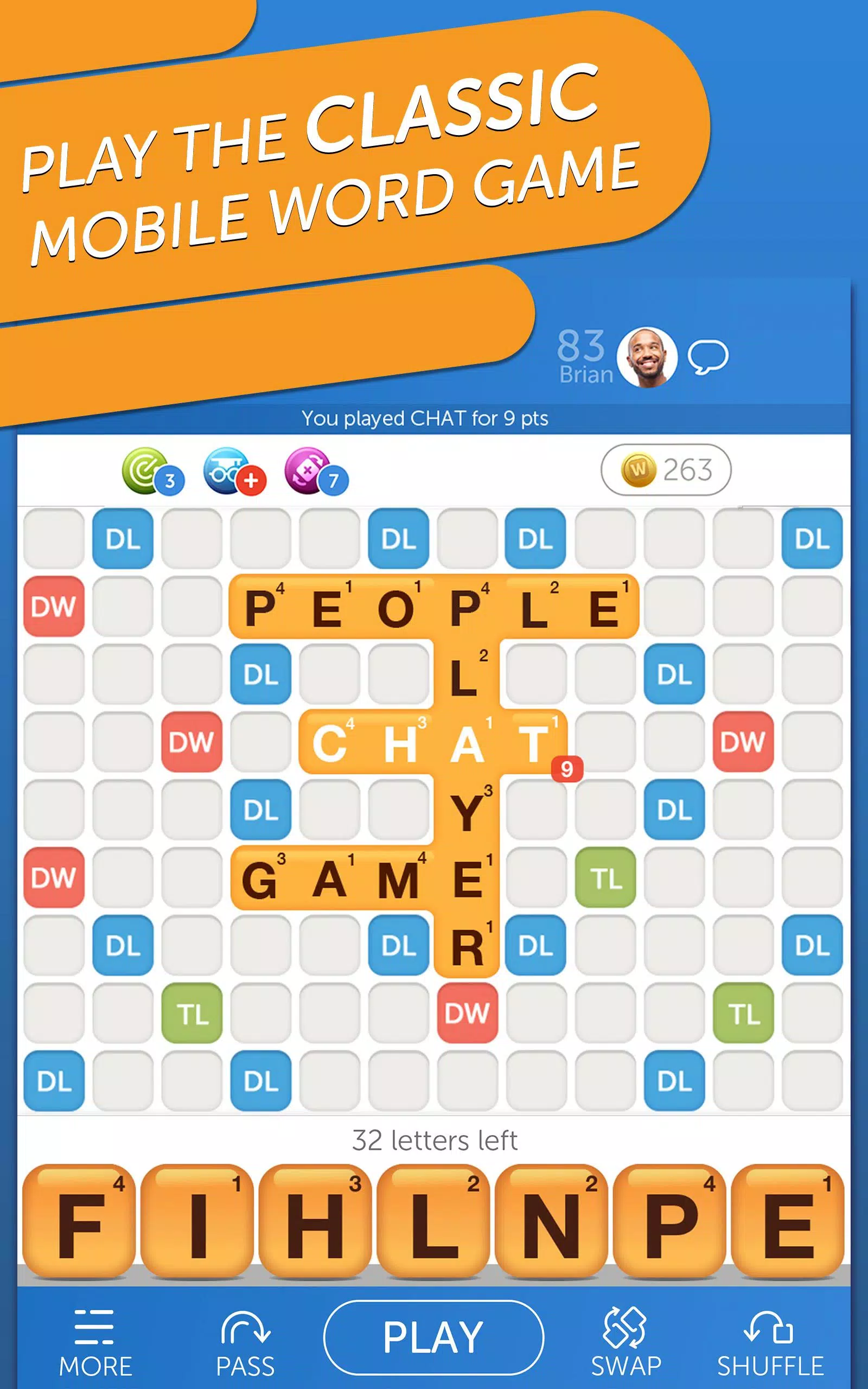 Words with Friends Word Puzzle Captura de pantalla 3