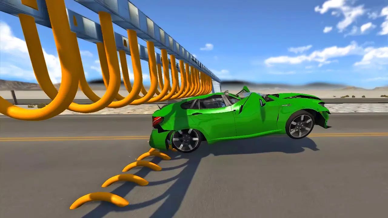 Beam Drive Road Crash 3D Games Captura de pantalla 3