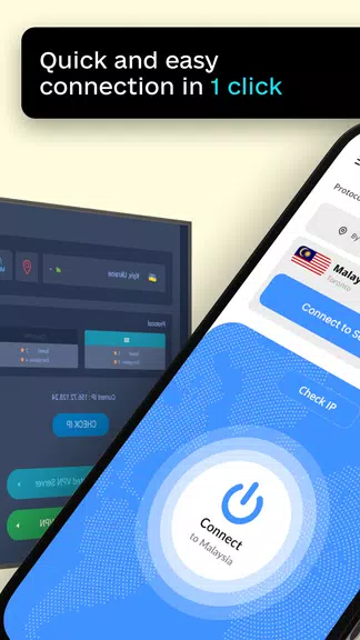 VPN Malaysia - Unlimited KL IP 스크린샷 1