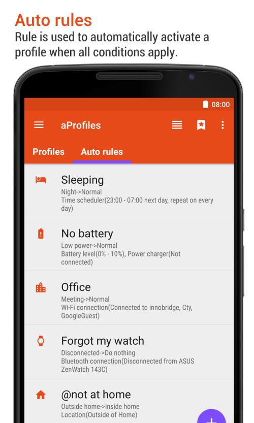 aProfiles - Auto tasks 스크린샷 1