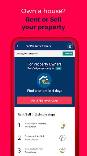 NoBroker Property Rent & Sell Screenshot 1