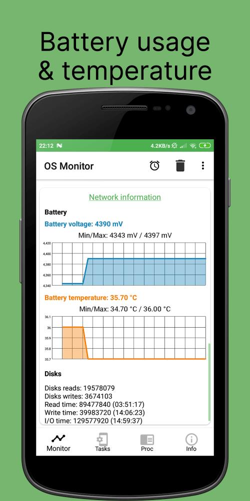 OS Monitor: Tasks Monitor স্ক্রিনশট 3