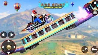 Schermata Bike Stunt 3D Simulator Games 0