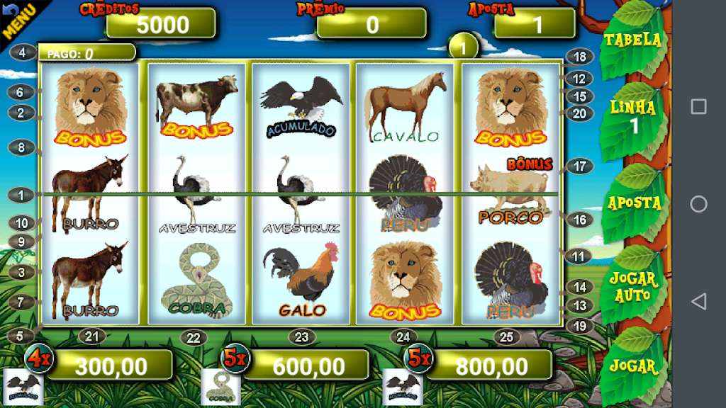 Jogo do Bicho Caça Níquel スクリーンショット 0
