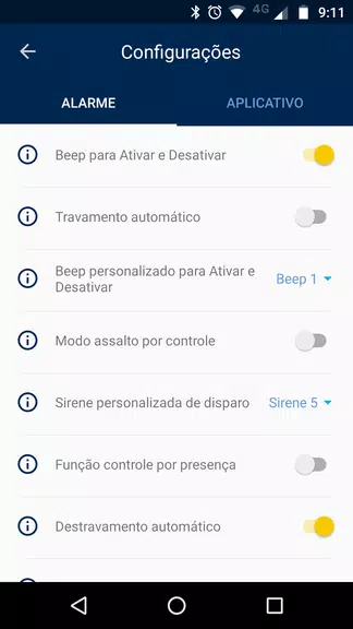Pósitron Alarme Capture d'écran 3