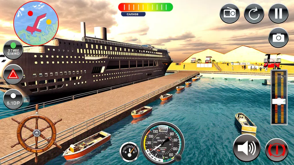 Transport Cruise Ship Games Captura de pantalla 1