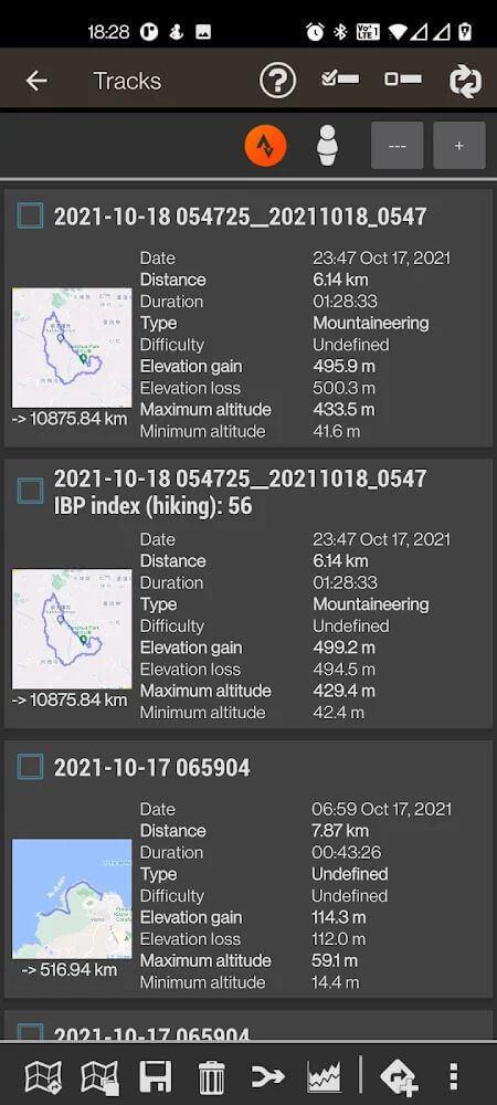 OruxMaps GP 스크린샷 1