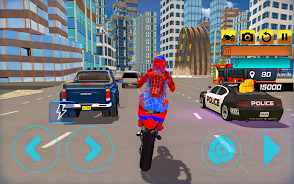 Superhero Stunt Bike Simulator स्क्रीनशॉट 0