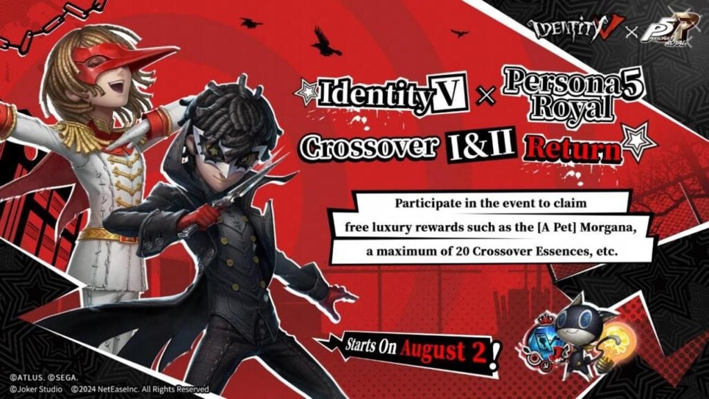 Persona 5 Phantoms ritorna in Identity V Collab