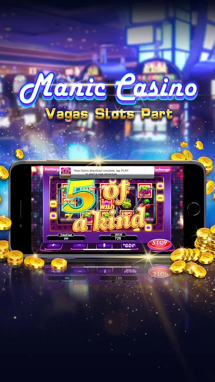 Manic Casino - Vegas Slots Party Capture d'écran 0