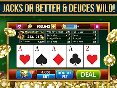 Video Poker Play Poker Offline应用截图第1张