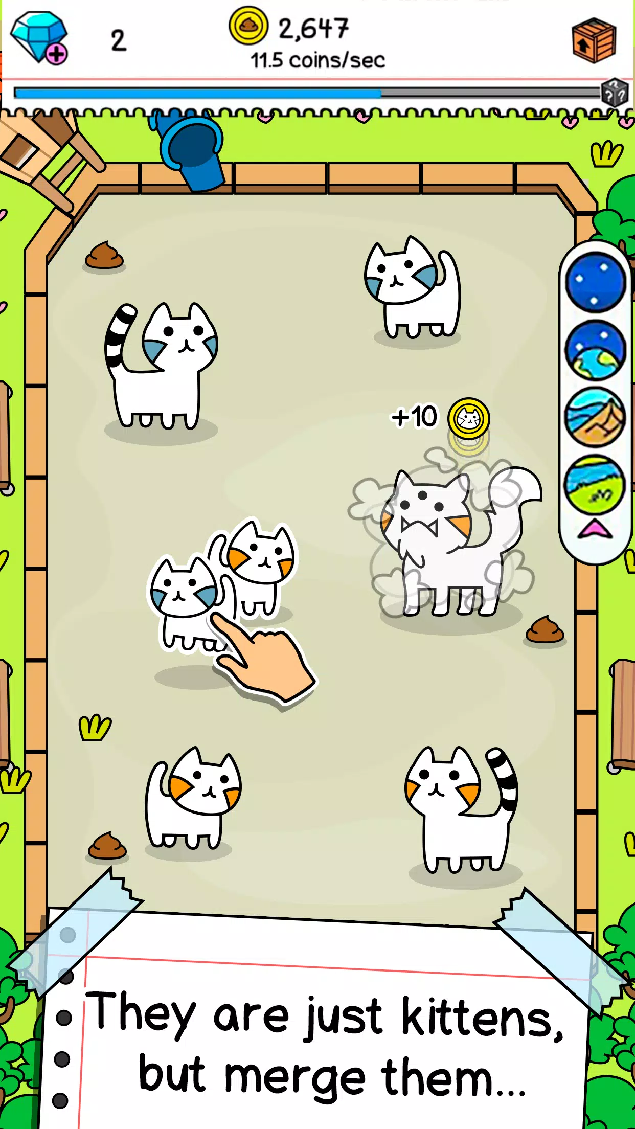 Cat Evolution: Merge Animals應用截圖第0張