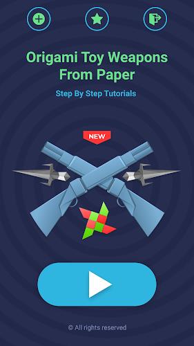 Origami Weapons: Swords & Guns Screenshot 1