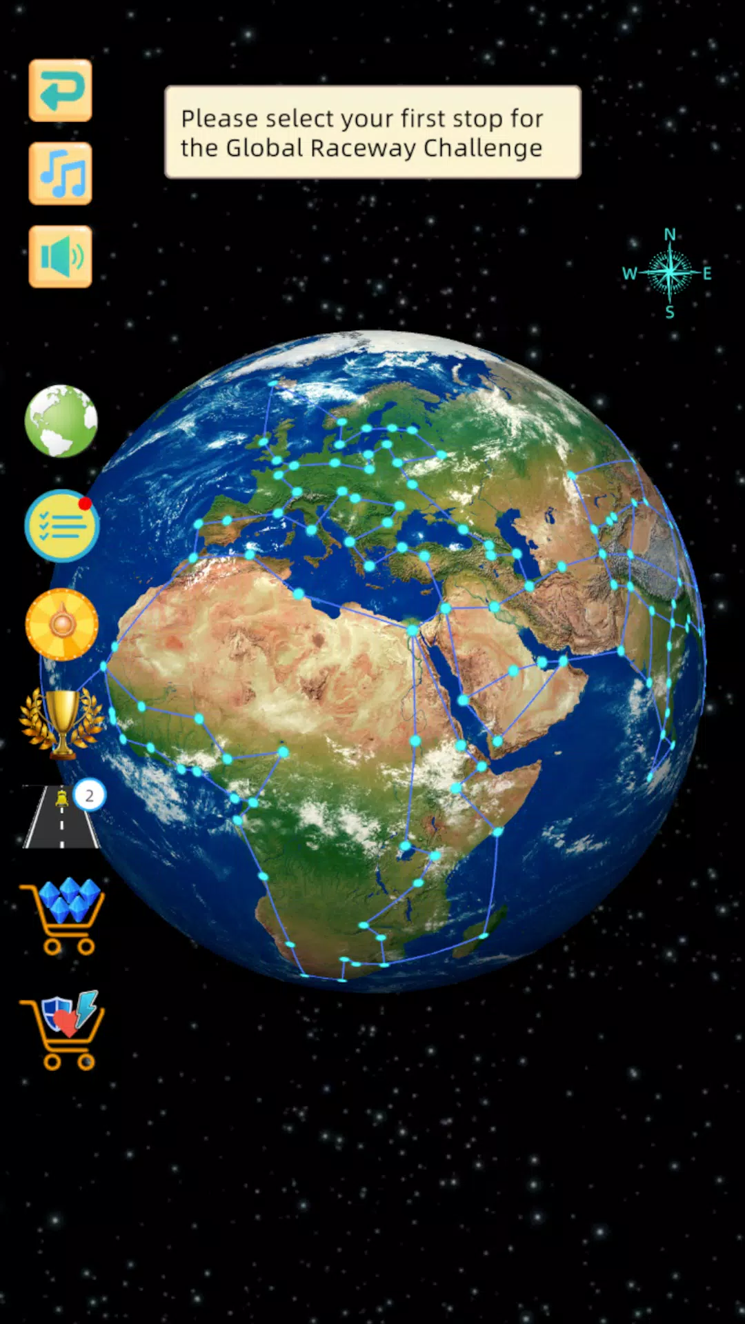 Global Raceway Challenge Capture d'écran 1