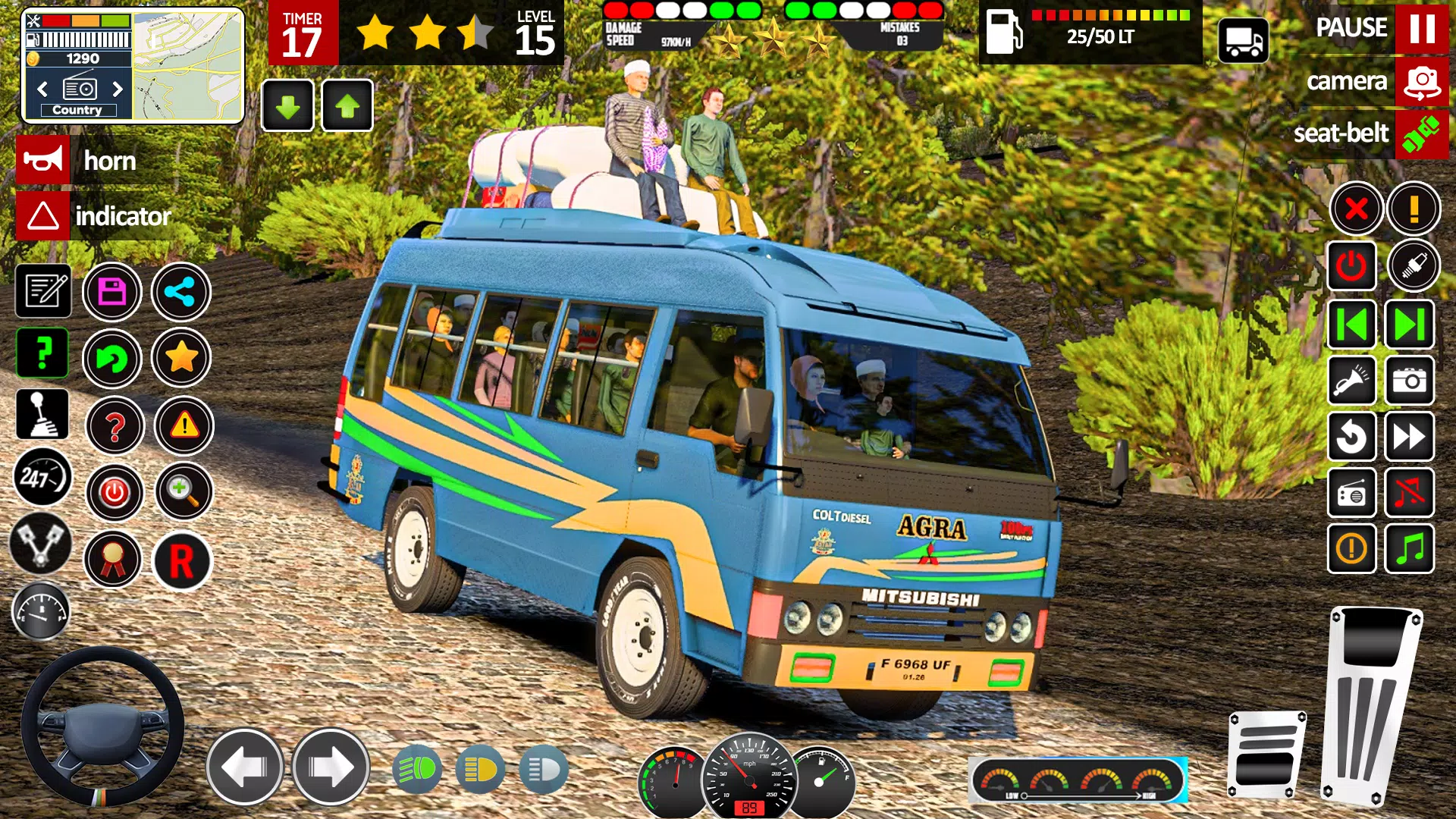 Real Mini Coach: Bus Game 3D スクリーンショット 1