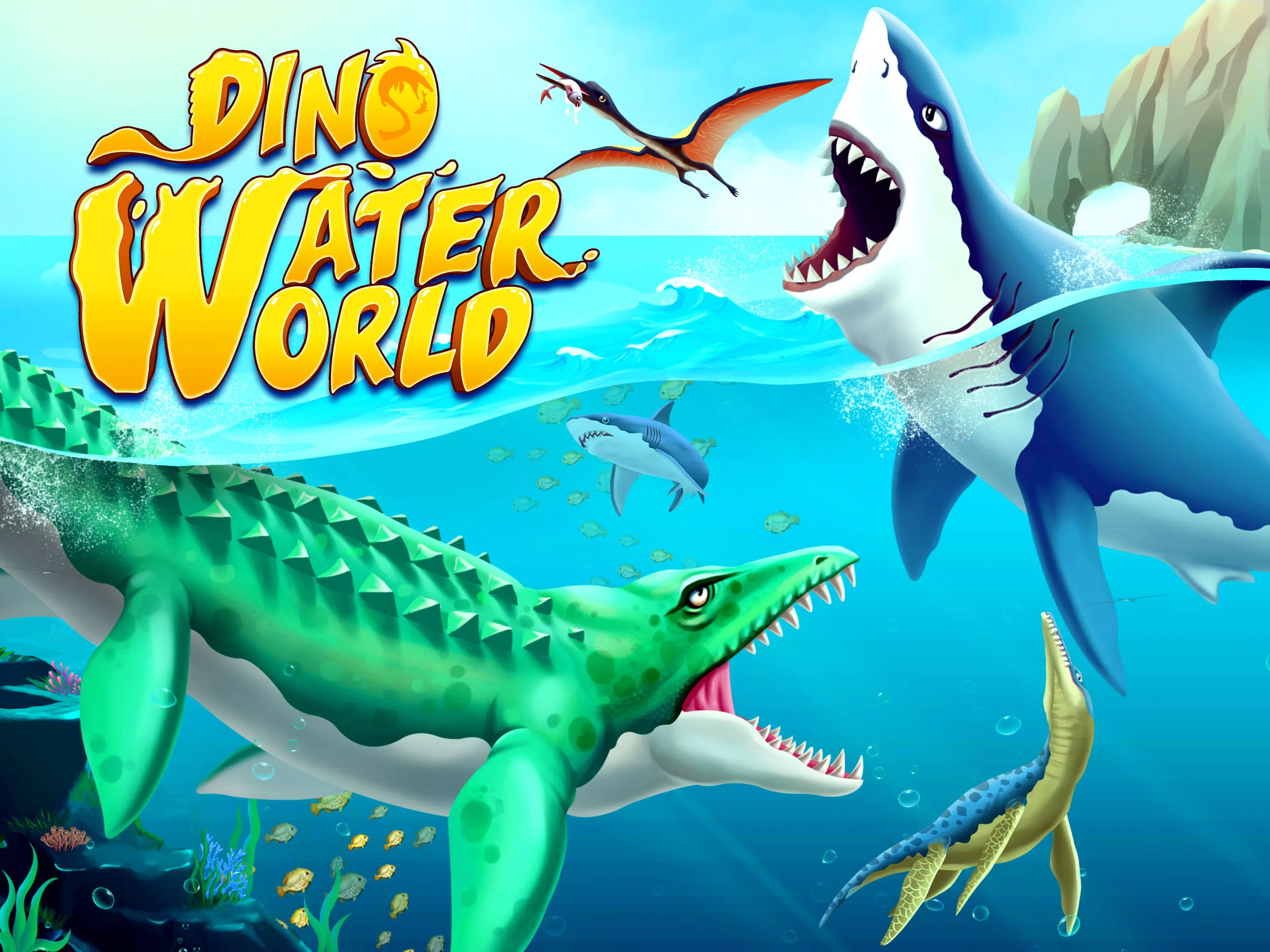 Jurassic Dino Water World Ảnh chụp màn hình 0