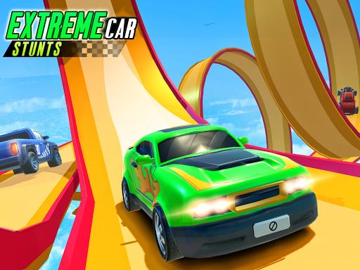 Hot Cars Fever-Car Stunt Races Schermafbeelding 2