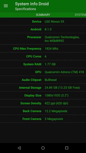 System Info Droid Captura de tela 0