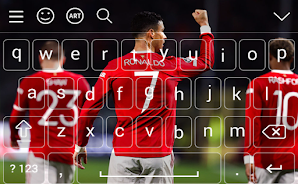 Cristiano CR7 MANU Keyboard Ảnh chụp màn hình 1