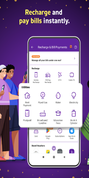 PhonePe UPI, Payment, Recharge Ekran Görüntüsü 1