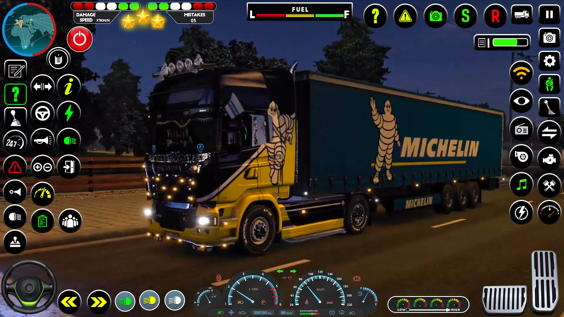 Euro Truck Driving Games Captura de pantalla 1
