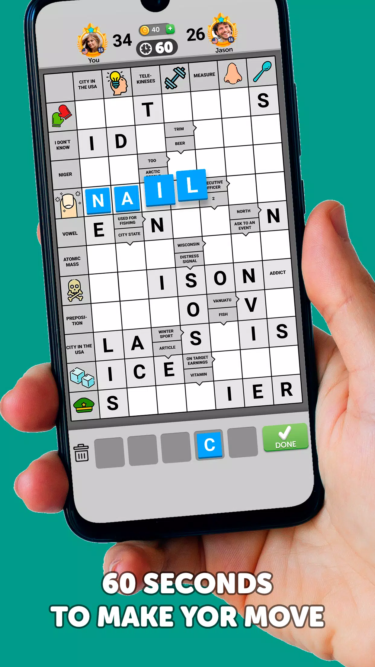 Wordgrams - Crossword & Puzzle Скриншот 0