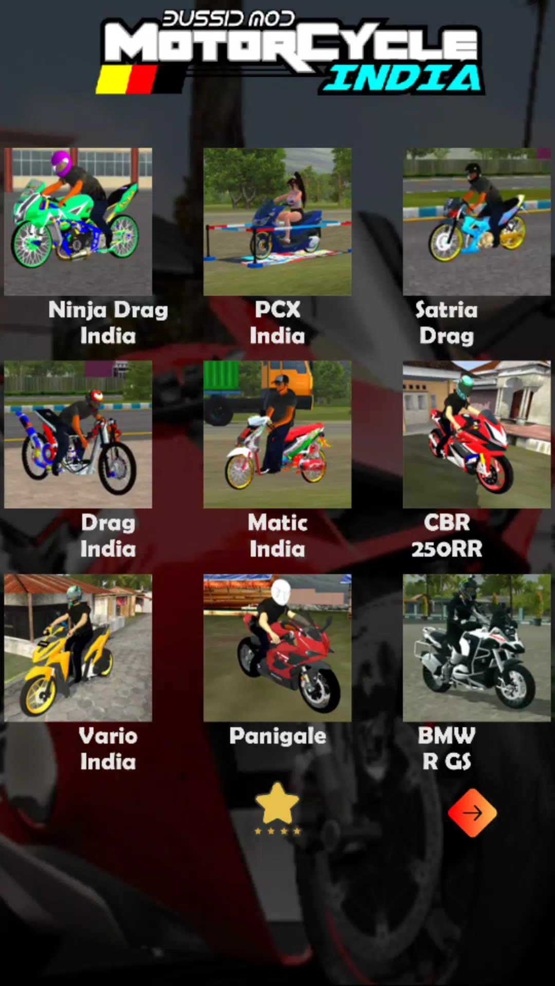 Bussid Mod Motorcycle India Schermafbeelding 1